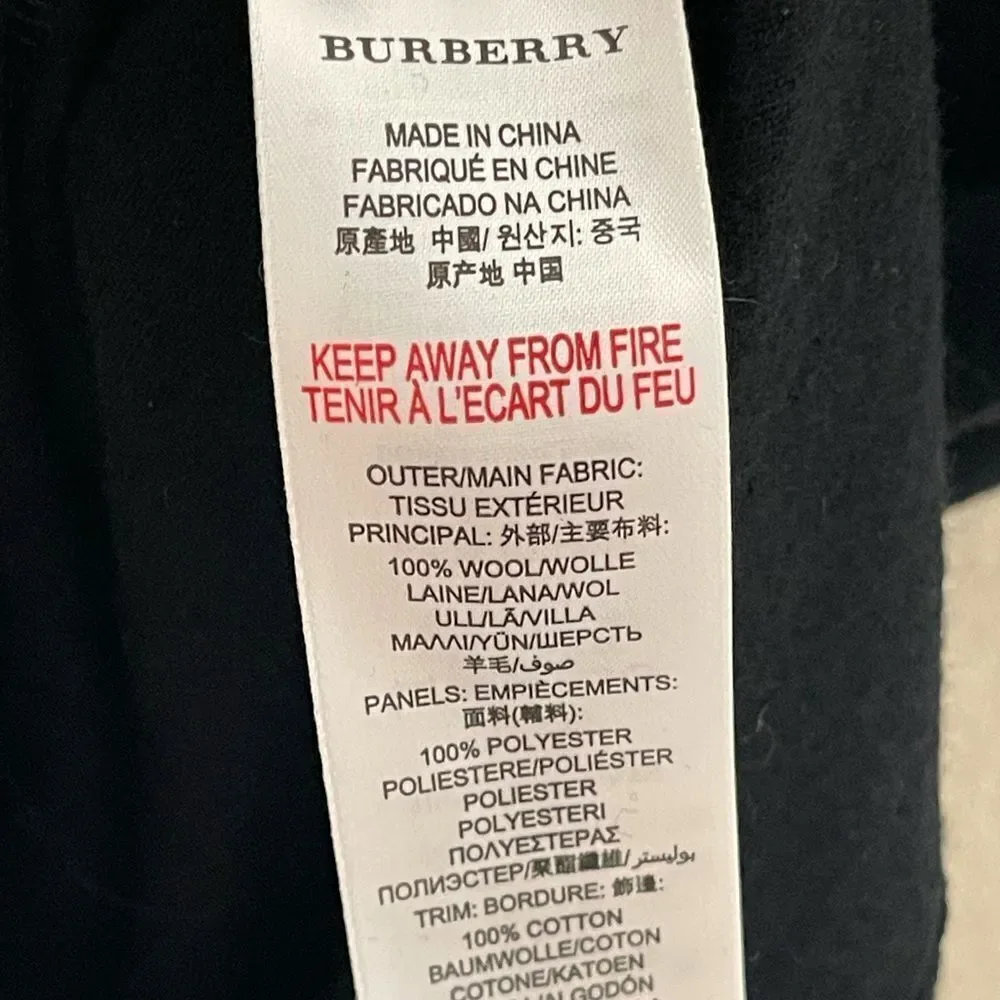 Burberry Black Short Sleeve Dress for Kids